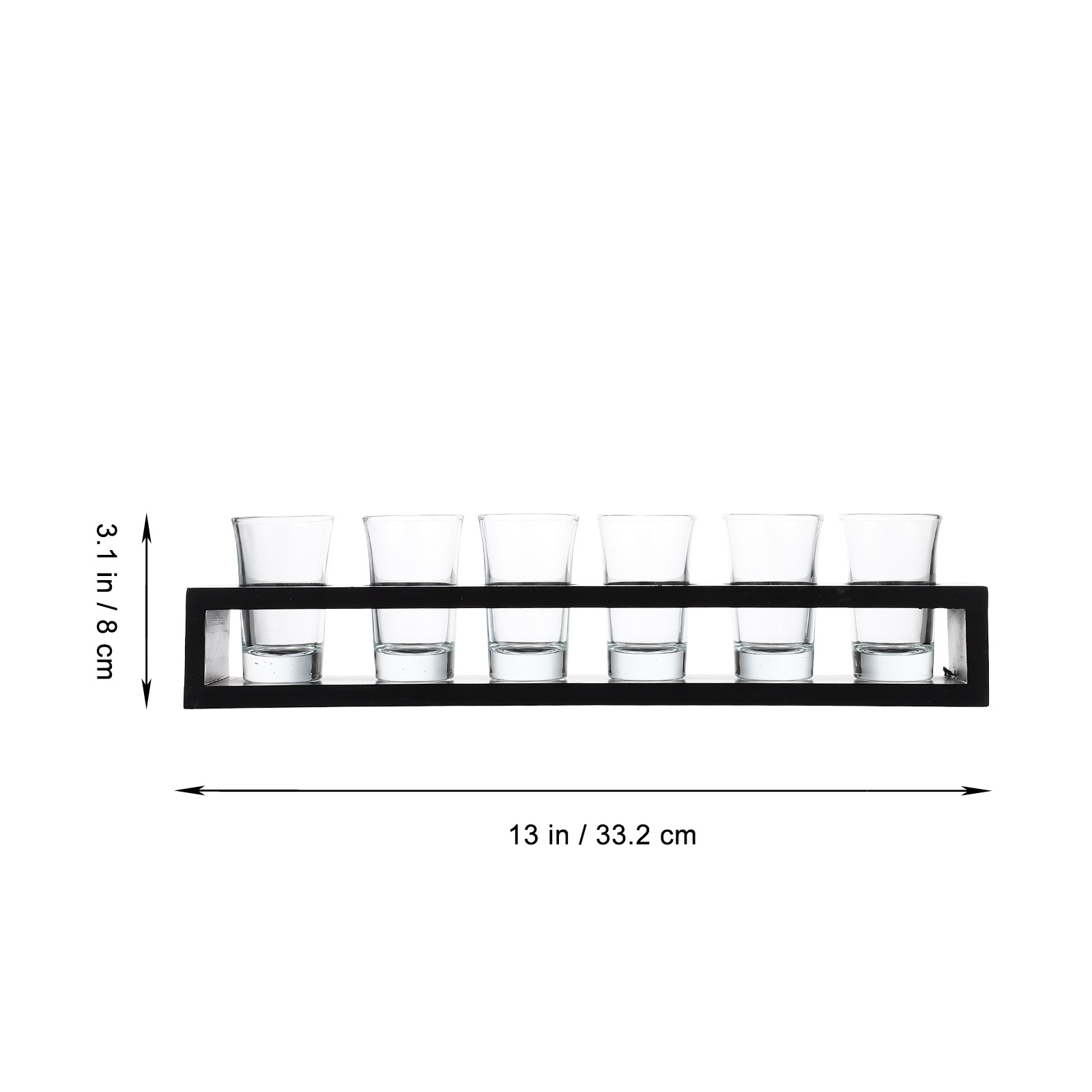 Wine Glass Set with Wooden Hol - Home Bar Set 评论和价格