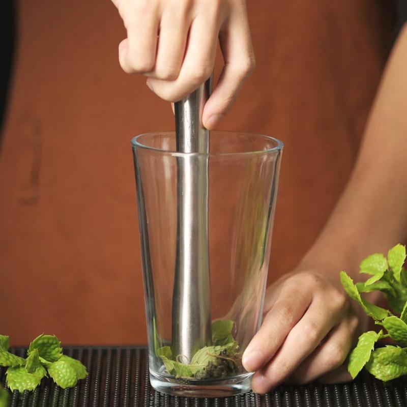Stainless Steel Muddler with I - Bitters Bottle Set 评论和价格