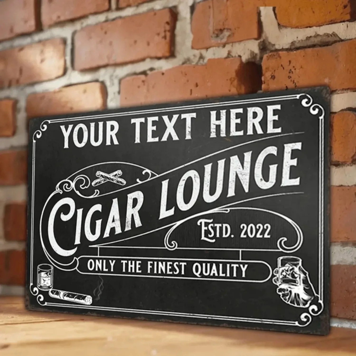 CIFbuy Customizable Cigar Alum - Home Bar Lounge 评论和价格